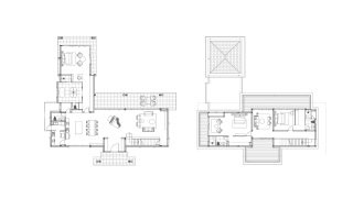 Планировка дома 3 спальни в ЖК The Lake Park Hua Hin № 11006